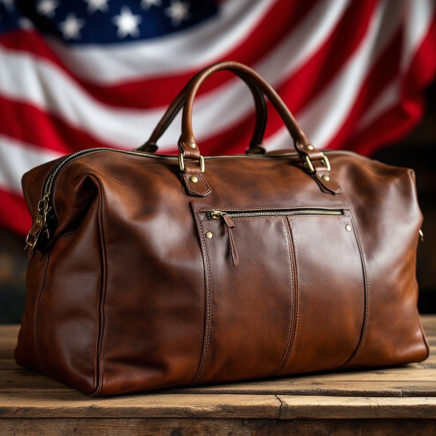 Wyoming Jack full-grain leather duffle bags handcrafted for travel and adventure