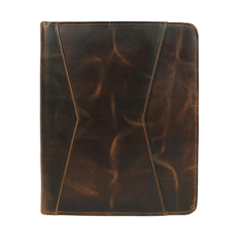 Leather Portfolio – Badlands Antique Whiskey (Letter Size Padfolio