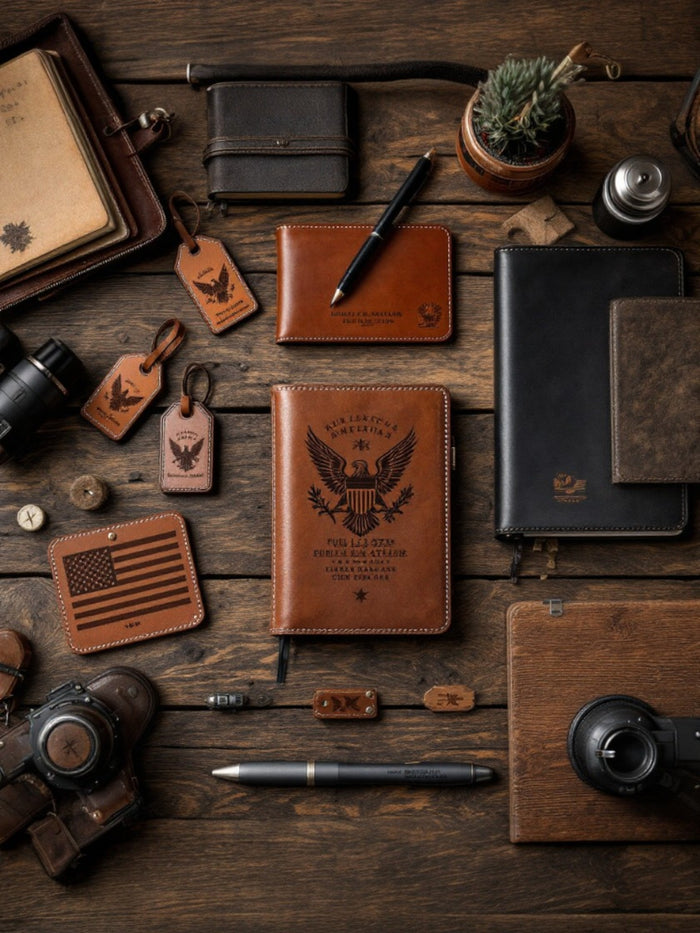 Wyoming Jack personalized full-grain leather gifts handcrafted in the USA