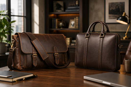 Messenger Bag vs Briefcase: What's the Difference? (Complete 2026 Guide)