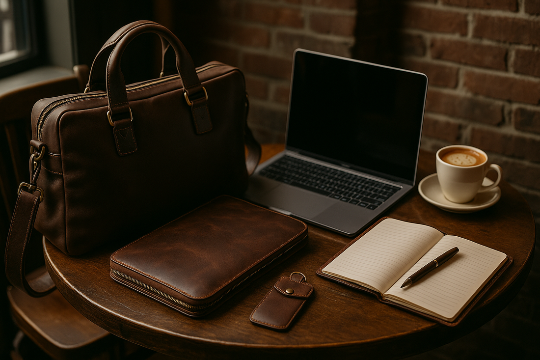 From Corner Office to Coffee Shop: Leather's Evolution in the Remote Work Era