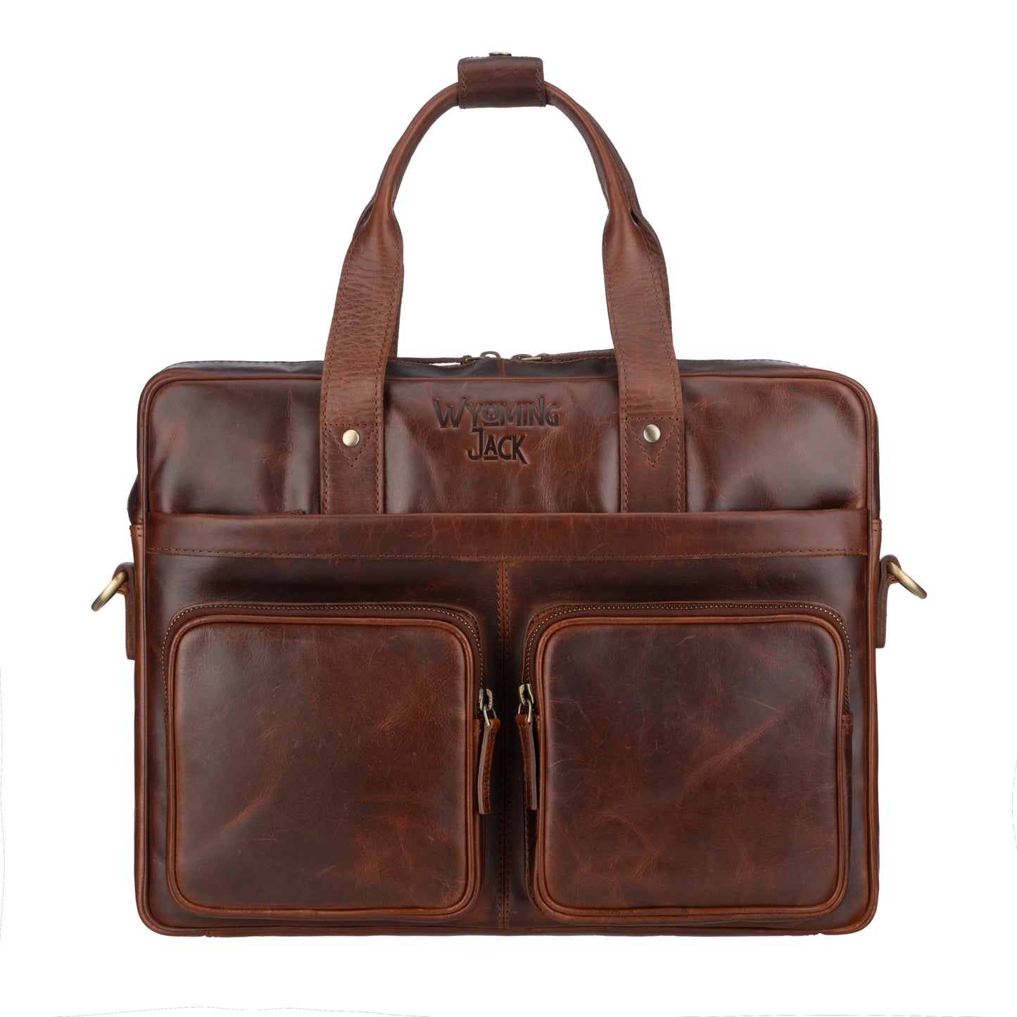 Frontier Leather Briefcase for 16 Inch Laptop
