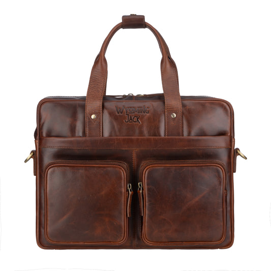 Frontier Leather Briefcase for 16 Inch Laptop