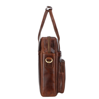 Frontier Leather Briefcase for 16 Inch Laptop