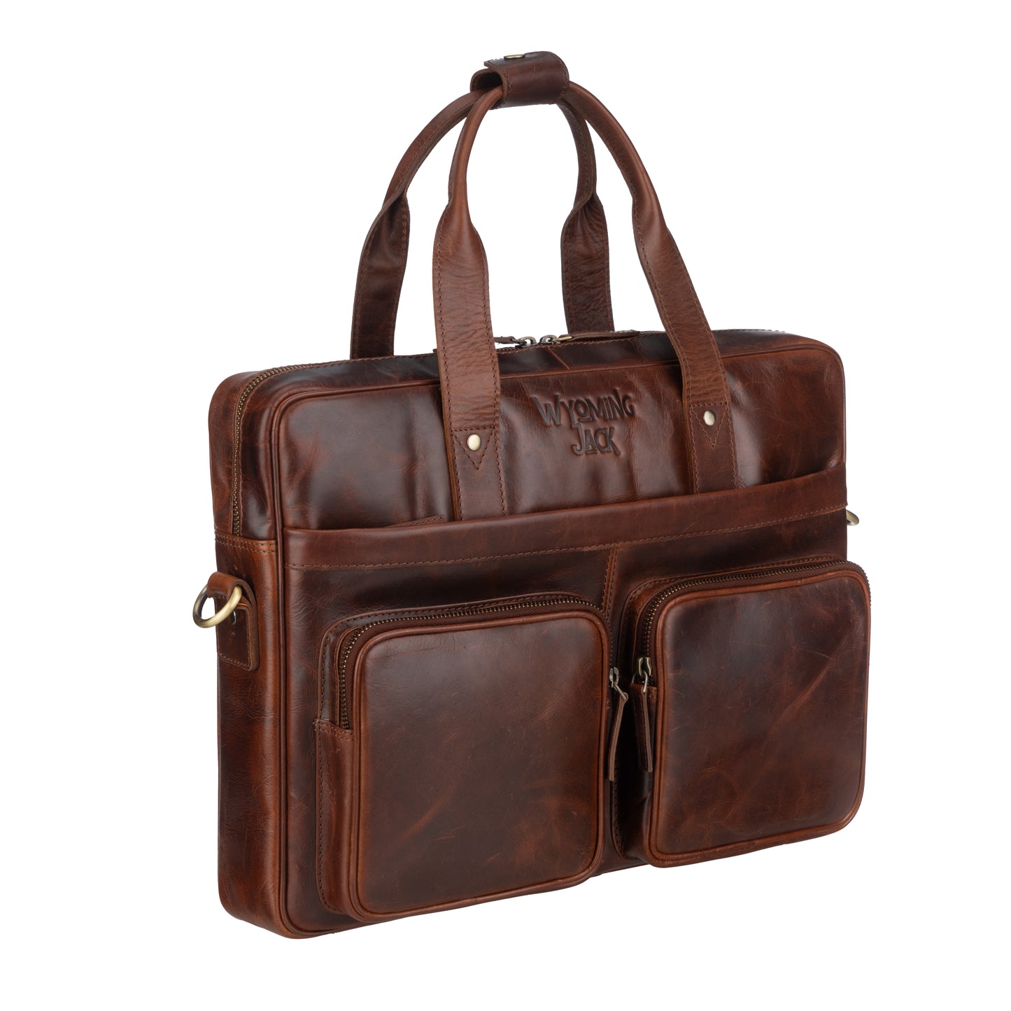 Frontier Leather Briefcase for 16 Inch Laptop