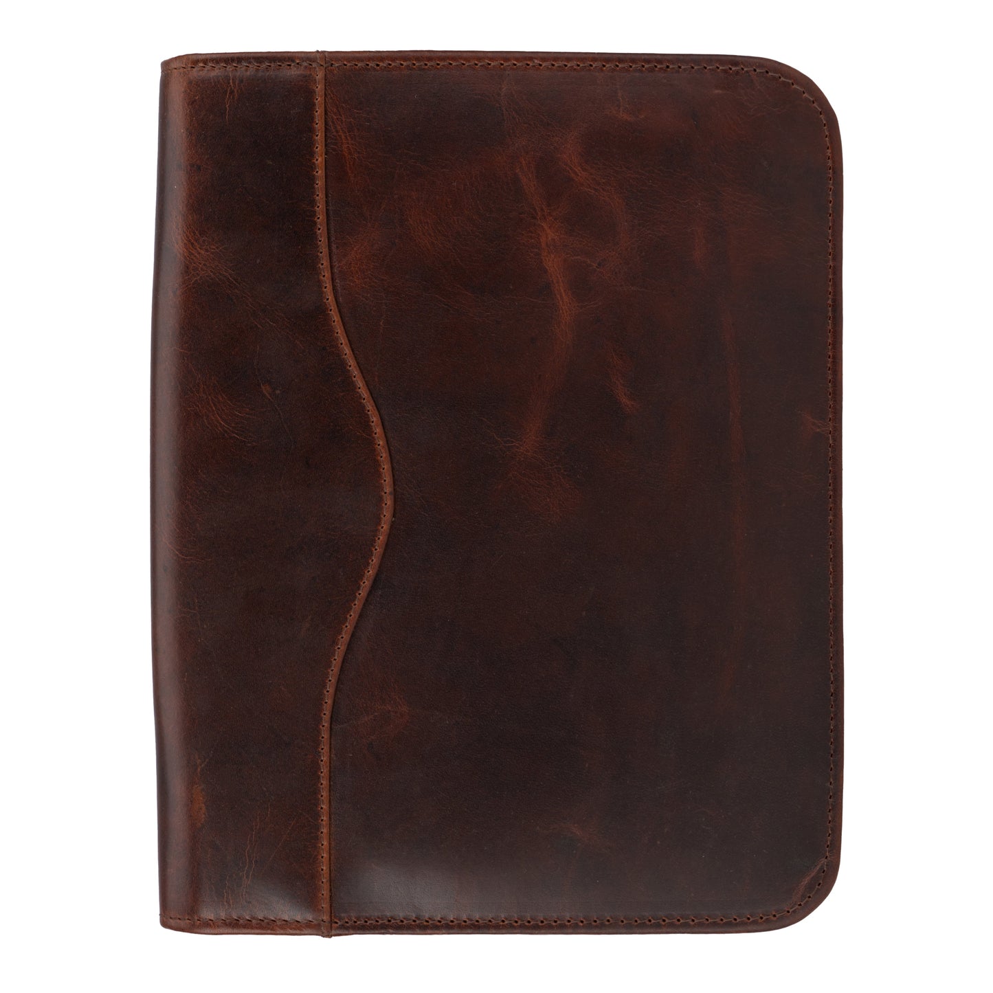 Wyoming Jack Frontier A5 leather portfolio and notebook cover with sleek design and secure closure for organization.