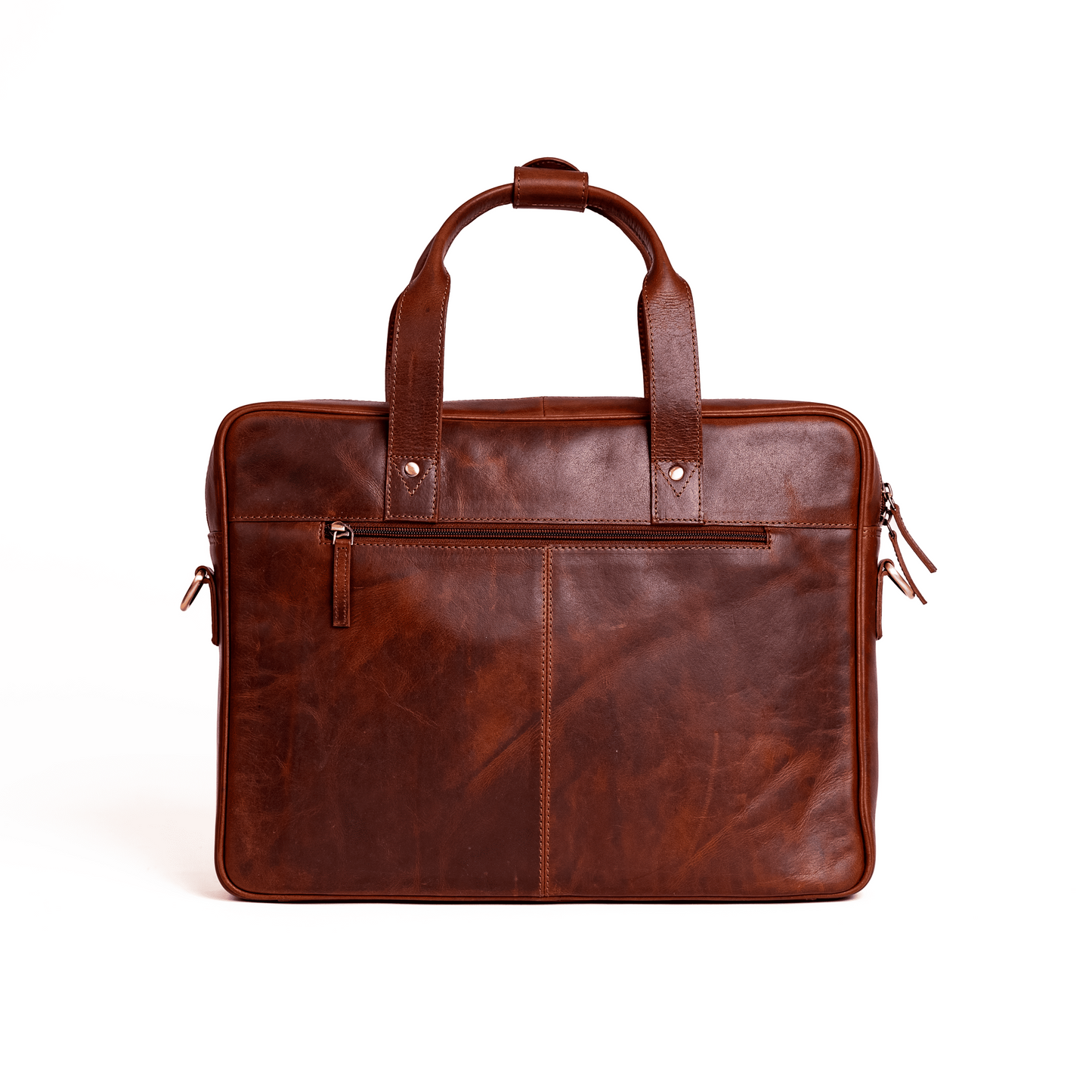 Frontier Leather Briefcase | Brandy | 16"