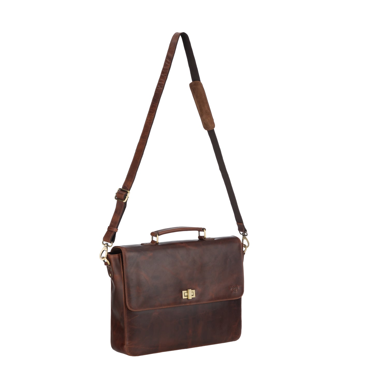 Frontier Leather Messenger Bag for Professionals