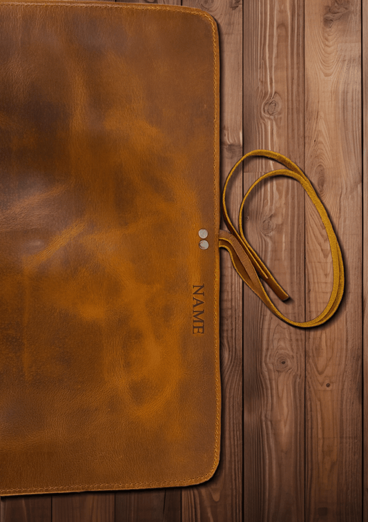 Leather Knife Roll – Custom & Personalized (6 Knives)