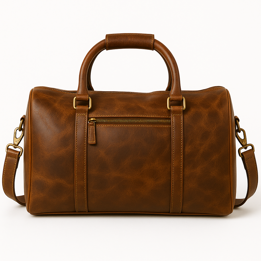 Leather Duffle Bag - Custom & Personalized