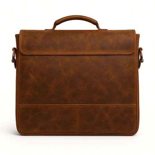 Leather Messenger Bag - Custom & Personalized
