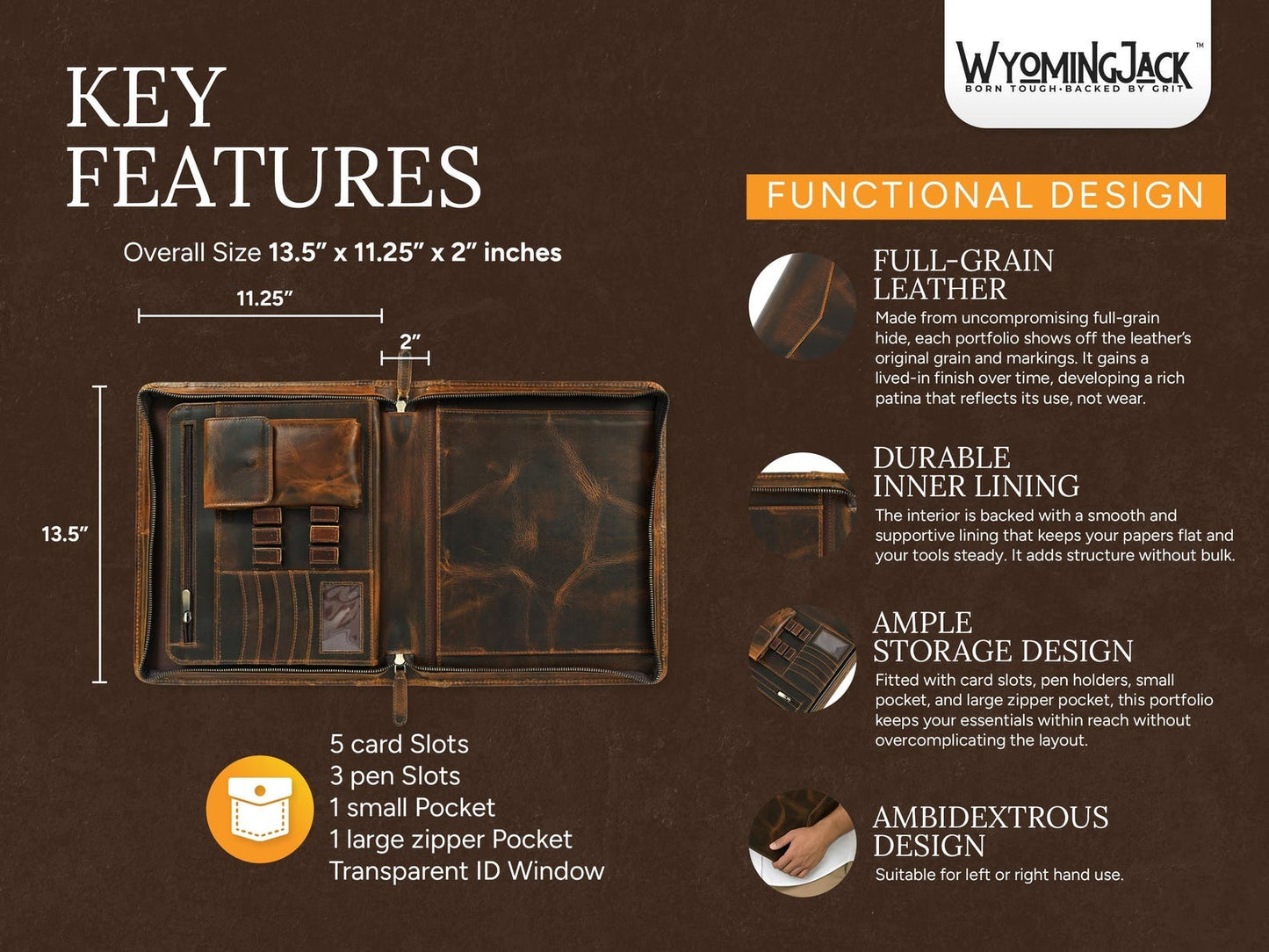 Leather Portfolio & Padfolio - Custom & Personalized