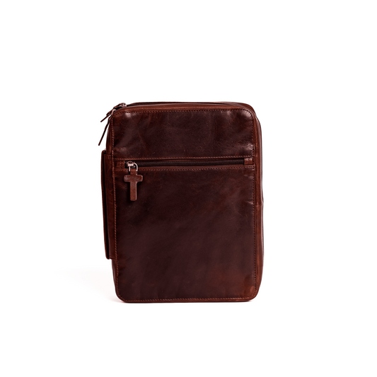 Frontier Leather Bible Cover – Bible Case by Wyoming Jack