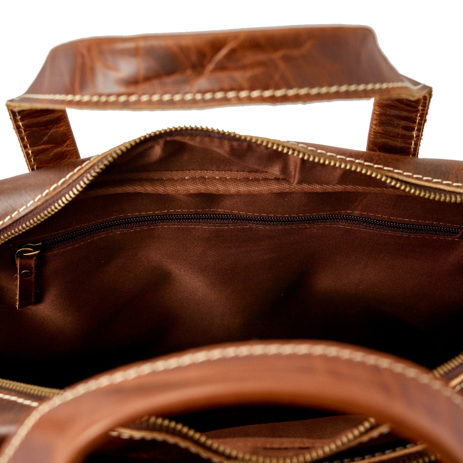 Wyoming Jack Homestead large leather briefcase with multiple compartments, stylish and durable for professional use