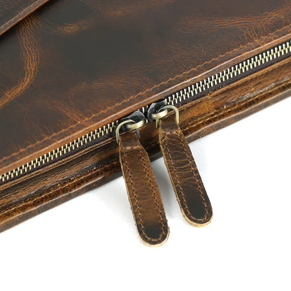 Wyoming Jack leather portfolio and padfolio with personalized customization, featuring a sleek design and multiple storage compartments.